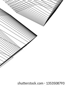 architecture building 3d vector illustration