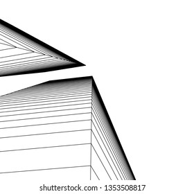 architecture building 3d vector illustration