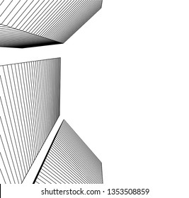 architecture building 3d vector illustration