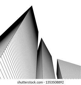 architecture building 3d vector illustration