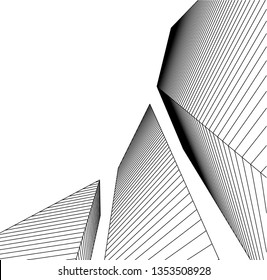 architecture building 3d vector illustration