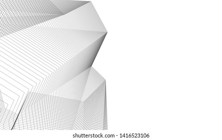  architecture building  3d vector illustration