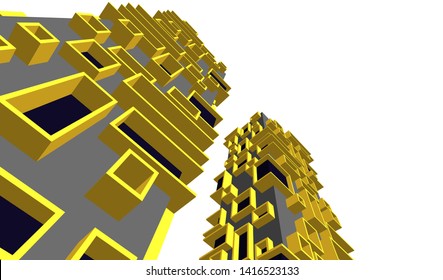  architecture building  3d vector illustration