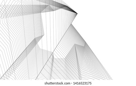  architecture building  3d vector illustration