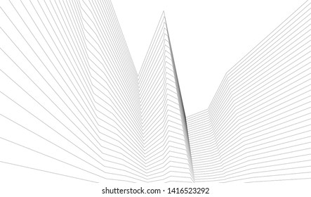  architecture building  3d vector illustration