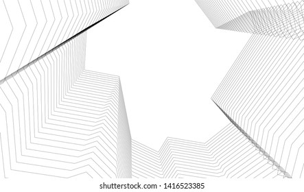  architecture building  3d vector illustration