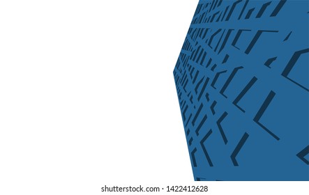 architecture building 3d vector illustration