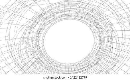 architecture building 3d vector illustration