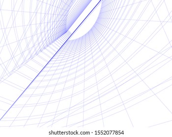 architecture building 3d vector illustration