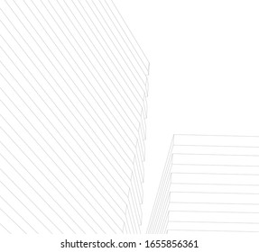 3D-Vektorillustration-Architektur 