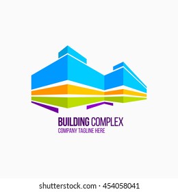 Architecture building abstract sign or logo