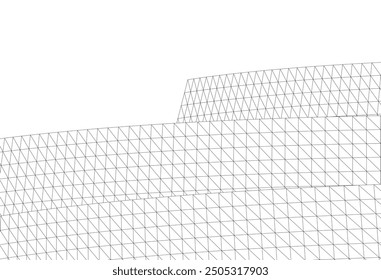 architecture building abstract vector illustration