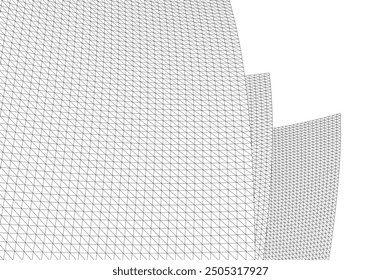 architecture building abstract vector illustration