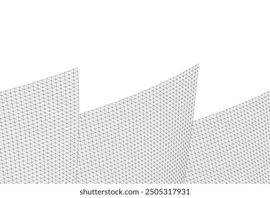 architecture building abstract vector illustration