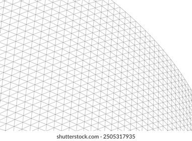 Ilustración vectorial abstracta del edificio de la arquitectura
