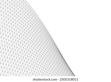 architecture building abstract vector illustration