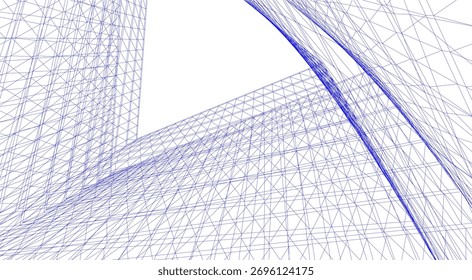 Architecture building abstract vector illustration