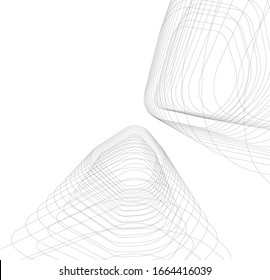 architecture building concept 3d vector illustration 