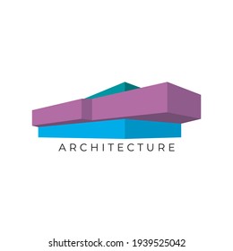 vector de logotipo de construcción de arquitectura