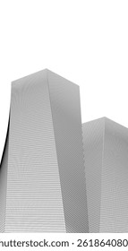 Architecture building. Design 3d background