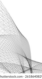 Architecture building. Design 3d background