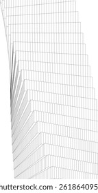 Architecture building. Design 3d background