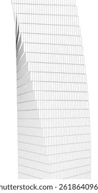 Architecture building. Design 3d background