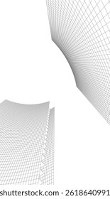 Architecture building. Design 3d background