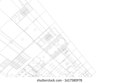 Architecture building design. Architectural drawings
