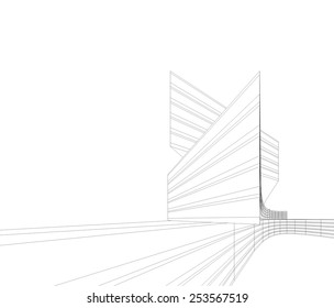 architecture building design background