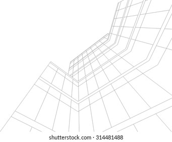 Architecture building. Design background