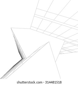 Architecture building. Design background