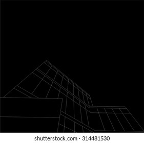 Architecture building. Design background