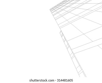 Architecture building. Design background