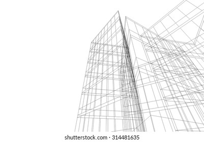 Architecture building. Design background