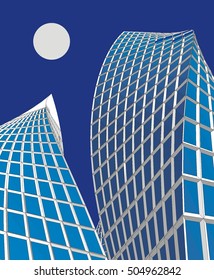 Architecture building. Design background