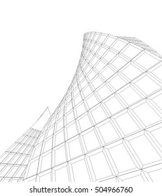 Architecture building. Design background