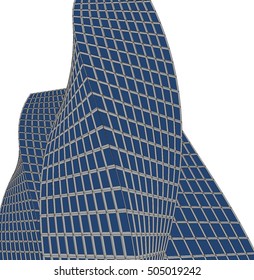 Architecture building. Design background