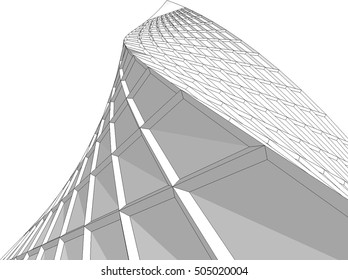 Architecture building. Design background