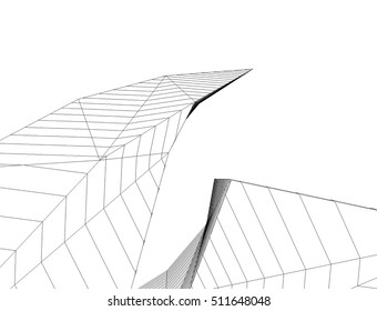 Architecture building. Design background