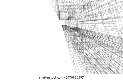 Architecture building. Design background vector illustration