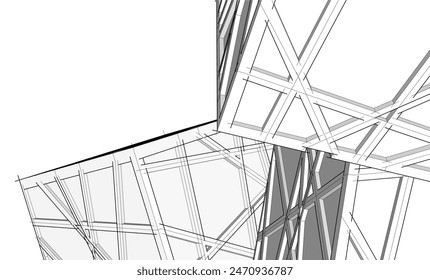 Architecture building. Design background vector illustration