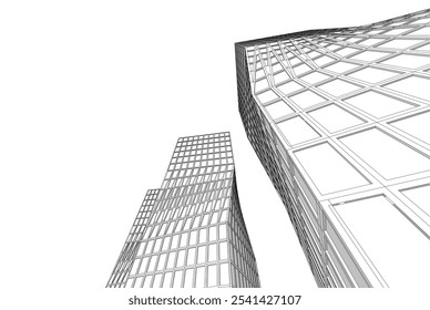 Architecture building. Design background vector illustration