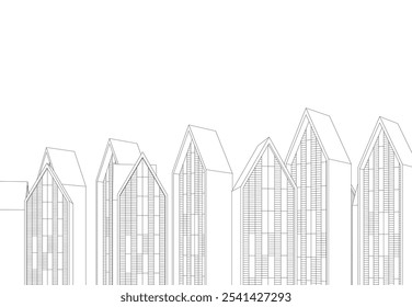 Architecture building. Design background vector illustration
