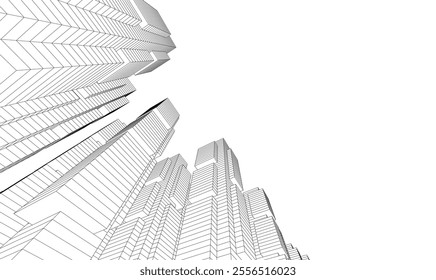 Architecture building. Design background vector illustration