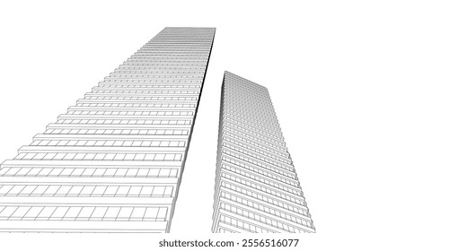 Architecture building. Design background vector illustration