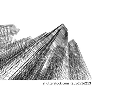 Architecture building. Design background vector illustration