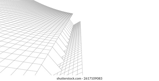 Architecture building. Design background vector illustration
