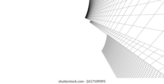 Architecture building. Design background vector illustration