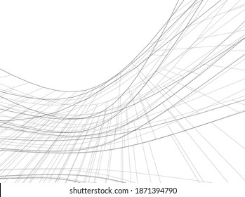 architecture building design vector 3d illustration